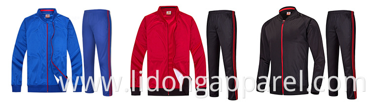 The Latest Design Custom Team Plus Size Training Sportswear Women Men Track Suit Set Plain Soccer Club Jogging Tracksuit